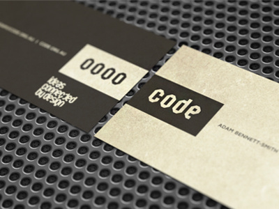 code business cards