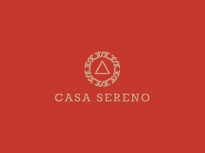 Casa Sereno branding corporate identity design agency logo logo design matt vergotis verg verg advertising