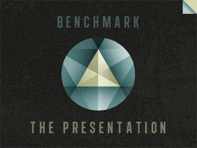 Benchmark Presentation brand development branding circle corporate identity design agency identity logo logo design matt vergotis stationery triangle verg verg advertising