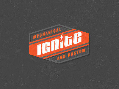 Ignite branding corporate identity design agency logo logo design matt vergotis mechanic spark verg verg advertising