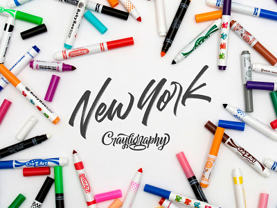 Crayligraphy Workshops New York City calligraphy lettering logotype new york process