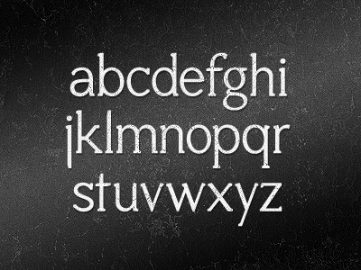 Custom Serif Font Project