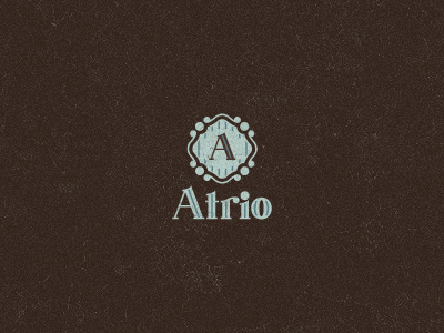 Atrio No.2 with mark australia branding corporate identity custom type design agency elegance gold coast logo logo design matt vergotis verg verg advertising