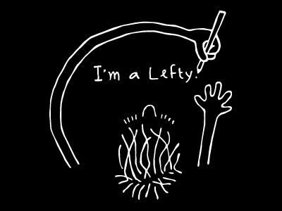 Are you LEFT or RIGHT Handed? australia cartoon doodle gold coast illustration left left hand