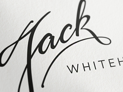 Jack Whitehall actor australia branding comedian corporate identity custom type design agency gold coast jack lettering logo logo design matt vergotis signature verg verg advertising