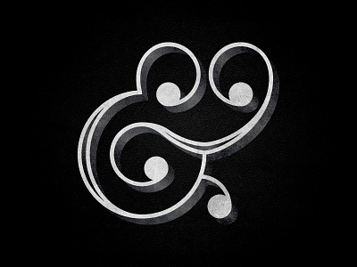 Ampersand ampersand australia gold coast logo love heart swirl type verg