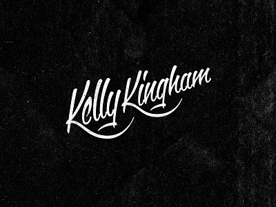 Kelly Kingham branding comedian corporate identity custom type design agency font gold coast logo kelly king lettering logo design matt vergotis typeface verg verg advertising