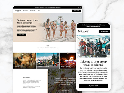 Formaly branding design ui web website