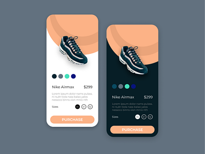 Nike Porduct mobile concept