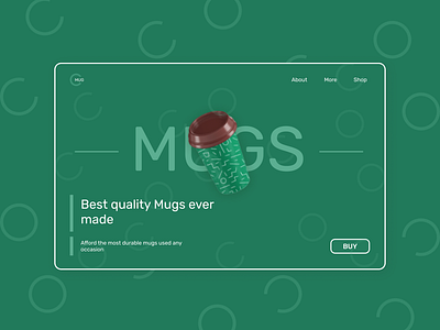 mugs shop concept