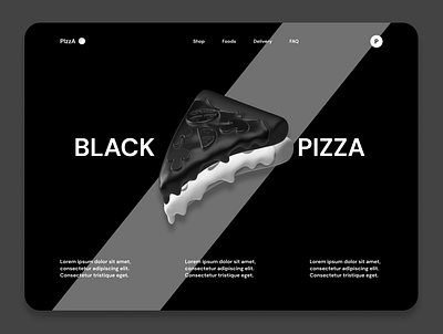 pizza design frontend ui ux webdesign website website design