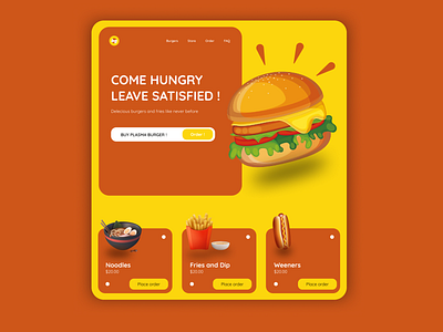 burger restaurant v - 2 burger burgers design food food app food app design food app ui food apps food website foodie foodies frontend ui ux webdesign website website design