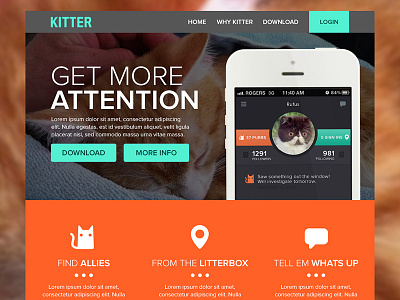 Kitter Landing Page