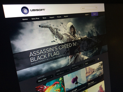 Ubisoft Website Redesign