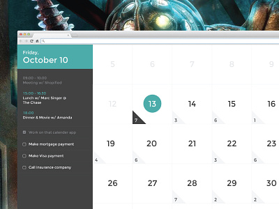 Calendar Full Screen