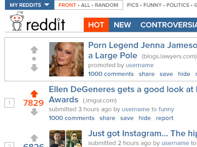 Reddit Redesign reddit redesign usability website