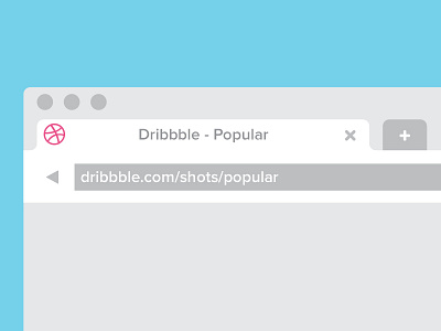 Browser In Yo Browser browser dribbble flat gray ui