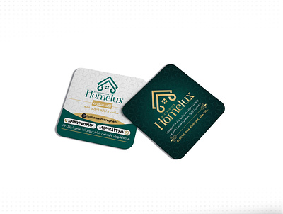 Homelux branding businesscard card graphic design logo print