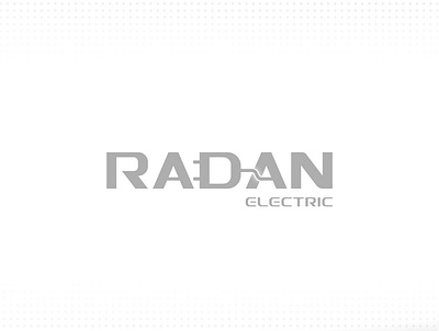RADAN ELECTRIC رادان الکتریک branding design icon graphic illustration logo logo graphic typography