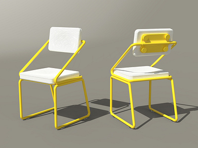 T1 Chair 3d branding design industrial design