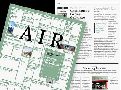 Air Magazine - Grid Layout