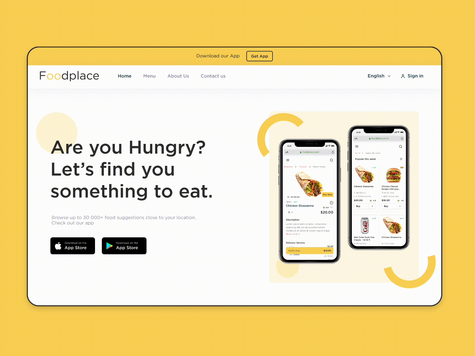 Food Delivery App - Foodplace