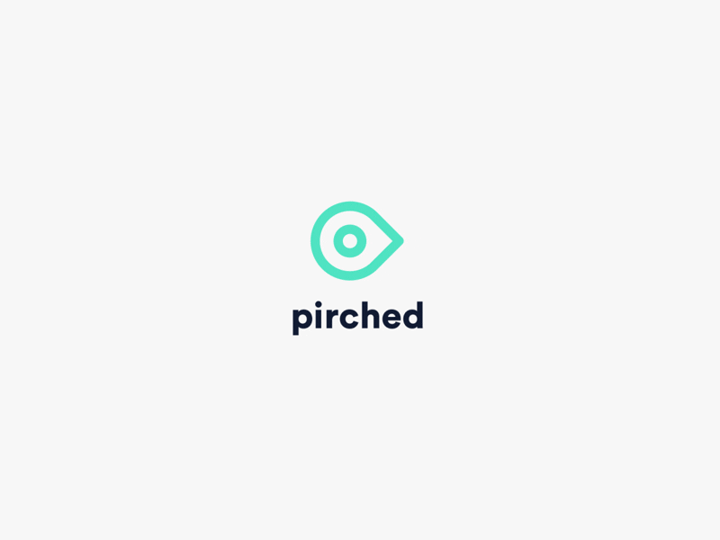 Pirched Logo animation branding design illustration logo