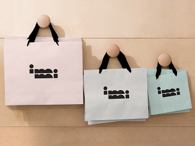 Immi Brand Application bag branding design logotype packaging