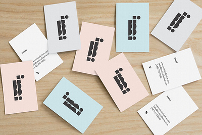 Immi Business Cards branding business card design logo logotype stationery