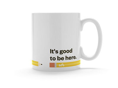 Edco Branded Mug brand application branding design illustration logo mug