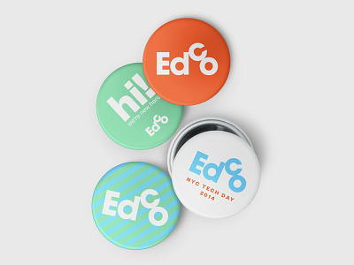 Edco Branded Buttons branding buttons design logo logotype