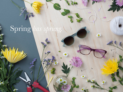 Spring has Sprung art direction creative direction flatlay styling