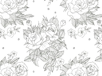 Pattern flowers by Craig Robson on Dribbble