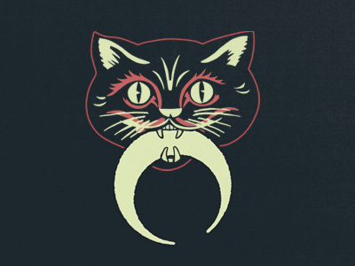 Dribbleween brent jackson cat halloween moon season the tis