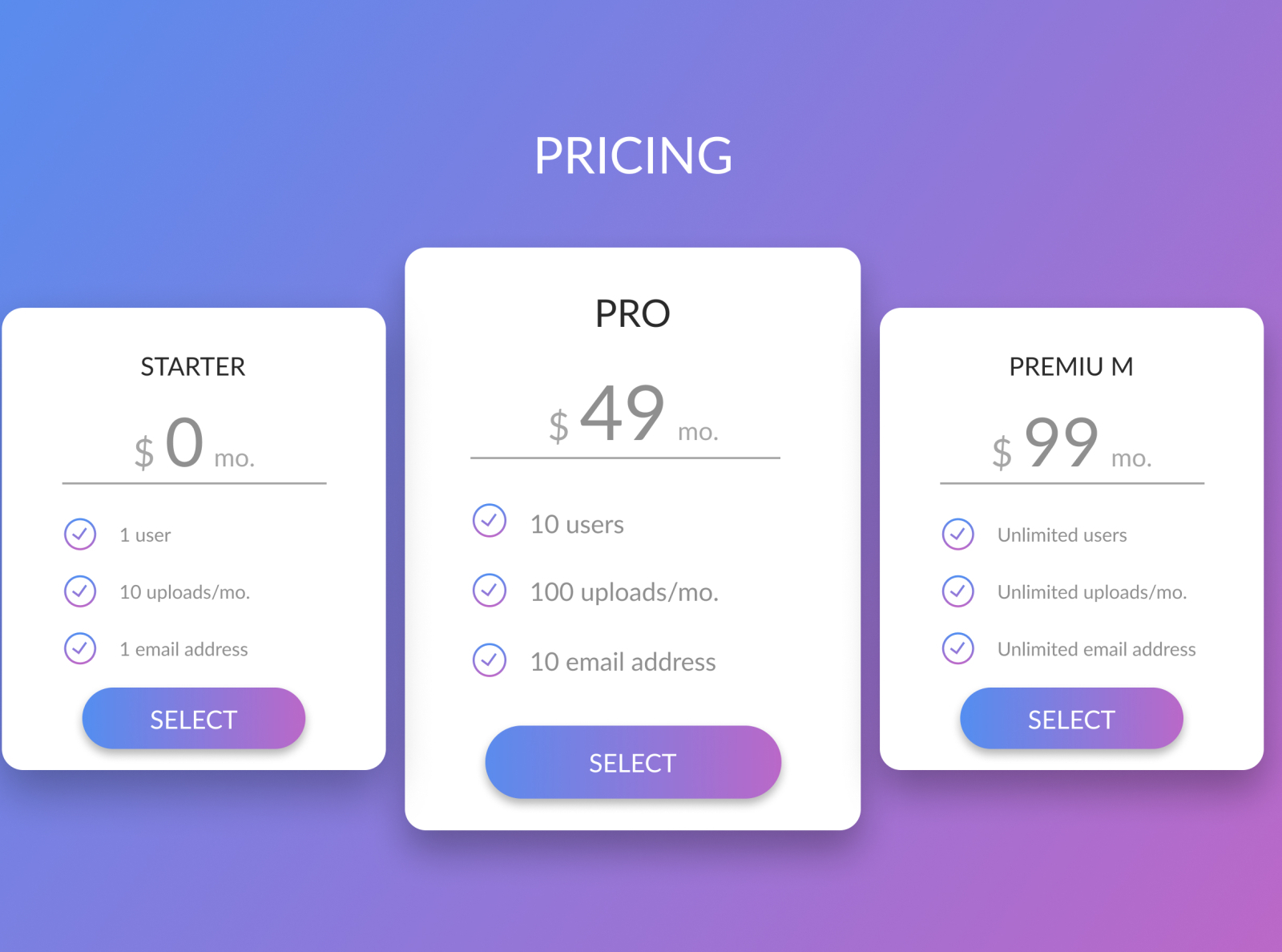 Pricing page design by Asogwa Maxwell C Alexander on Dribbble