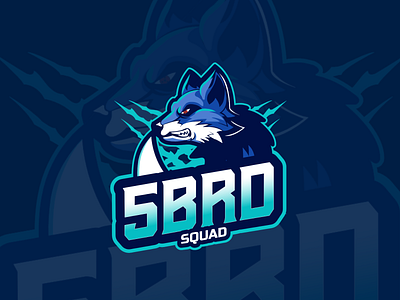 5 Brother Squad Logo dairy logo design logo esport logo logodesign mbile legend wolf