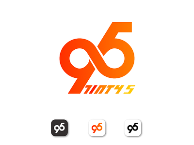 Ninty 5 Logo dairy logo design design logo five logo logodesign logotype ninty