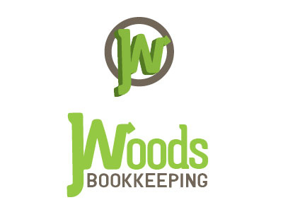 J. Woods Bookkeeping Logo