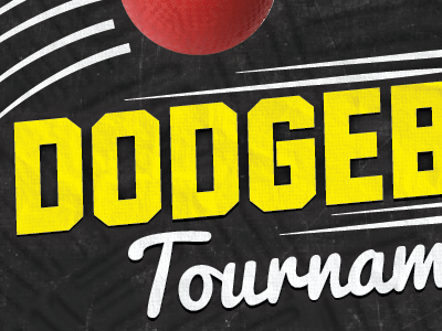 Dodgeball Tournament ball dodgeball flyer layout poster texture tournament type