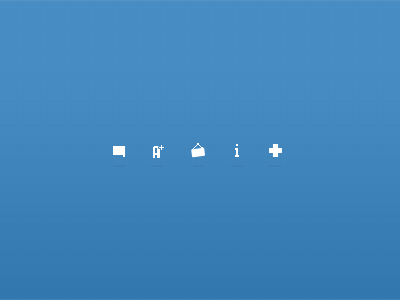 Blocky icons blue icon info kid photoshop school web