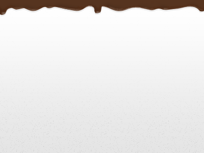 Melted choc chocolate drool header photoshop wip