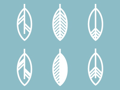 Feather'ish background design feather illustrator pattern