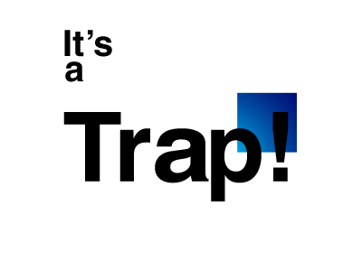 It's a trap! gap logo star wars trap