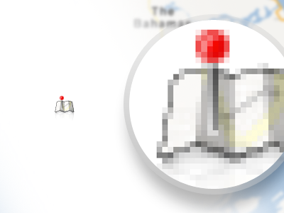 Tiny Map Icon come@mevacations! delivery icon map pixel pointer tiny