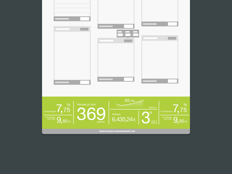 Stats chart number slider stats wip wireframe