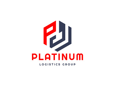 PLATINUM Logistics Medical Logo brand identity branding business logo design flatlogo gard gardlogo icon illustration logistic logo logo idea logo images logomark medical minimalist logo platinum redlogo simple vintage logo