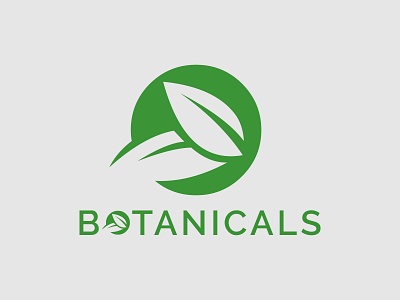 Botanicals Natural Leaf Logo botanicals branding circle leaf design flatlogo green greenleaf icon illustration inspiration leaf leaf parts logomaker logotype makelogo minimalist logo natural natural immunity unique leaf