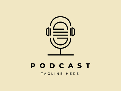 Podcast Music Logo Design