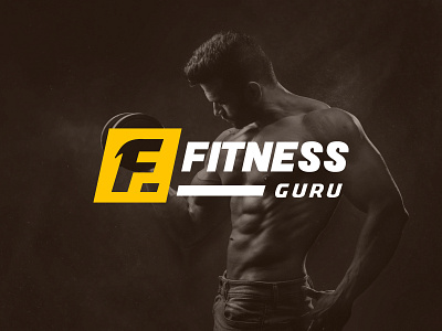 Fitness Guru Gymnasium Gym Logo