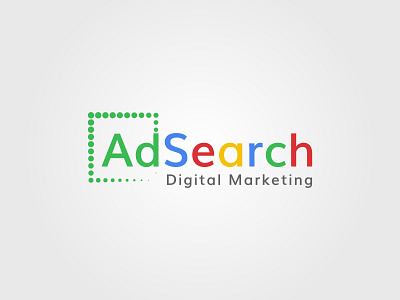 Digital Marketing Ad Search Logo add agency arrow brand identity branding chrome colourful digital digitalmarketing edge google marketing minimalist logo pointit search search engine seo startuplogo typography wsi